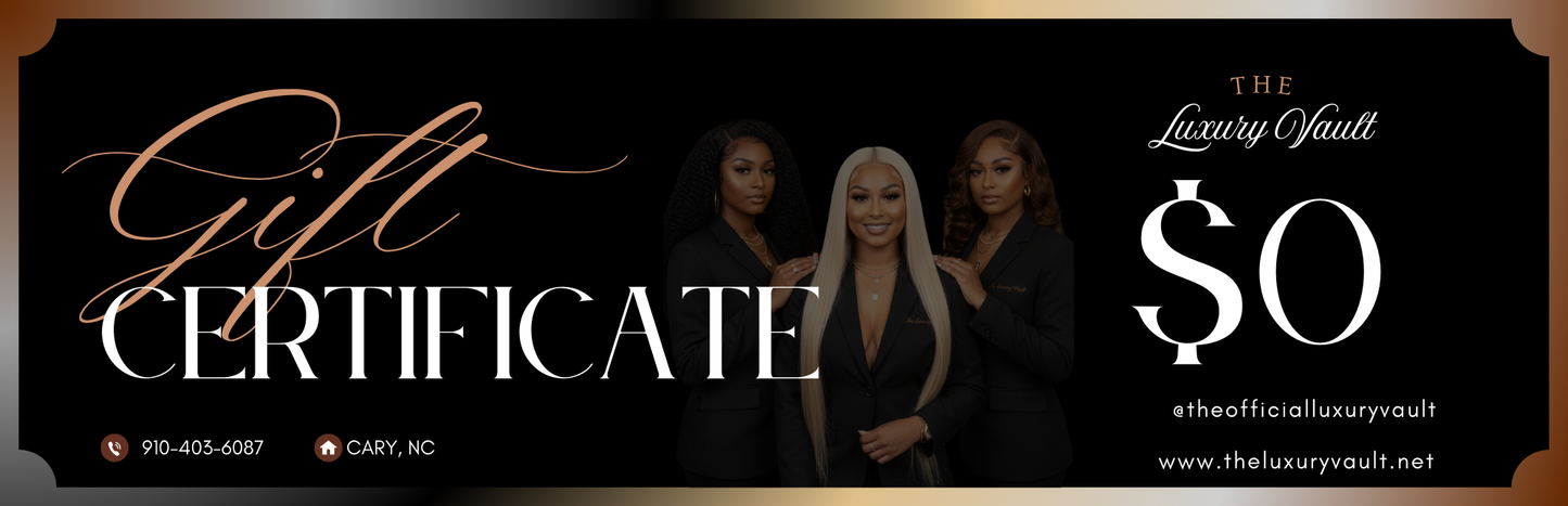 The Luxe Gift Certificate
